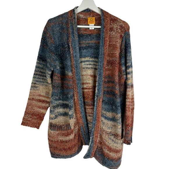 Ruby Rd. Ombre Open Front Cardigan size Large Petite - Picture 2 of 5